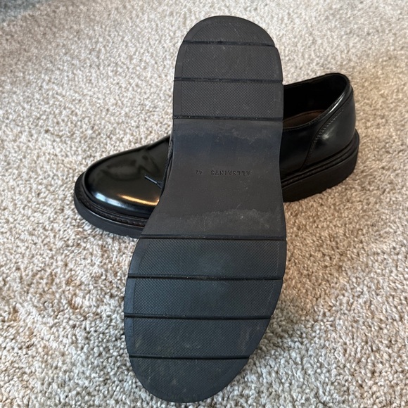 EUC- All Saints Glossy Black Men's Oxfords - Picture 5 of 6